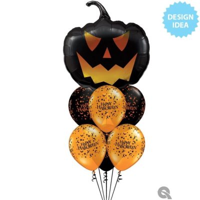 35 Μπαλόνι Halloween μαύρη κολοκύθα - Black Jack