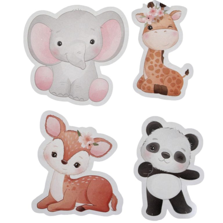 Αυτοκόλλητα Ζωάκια - Σαφάρι 16 τεμ