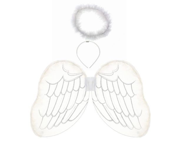 Αποκριάτικο Σετ Αγγελάκι 2 τεμ