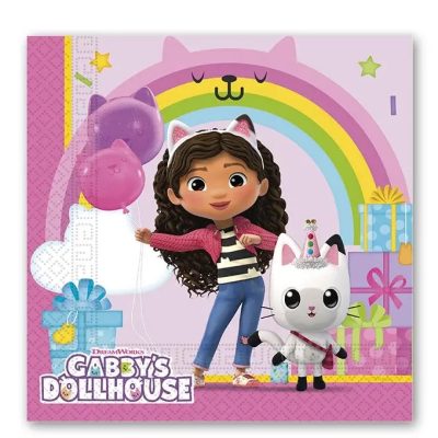 Χαρτοπετσέτες Gabby's Dollhouse 20 τεμ