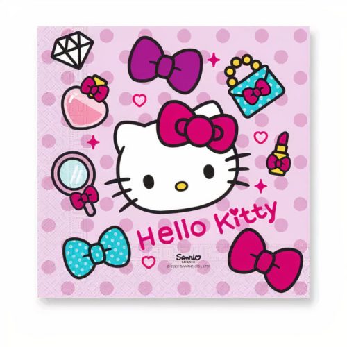 Χαρτοπετσέτες πάρτυ Hello Kitty 20 τεμ
