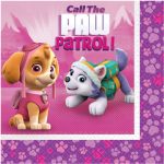 Χαρτοπετσέτες Paw Patrol κορίτσι 20 τεμ