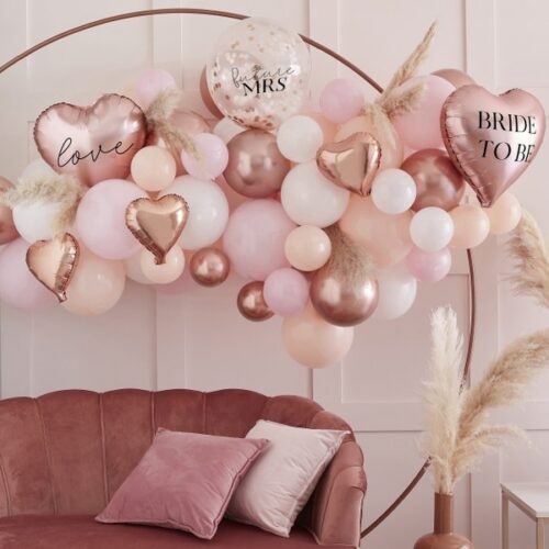 DIY Γιρλάντα με Μπαλόνια Bride to be 65 τεμ
