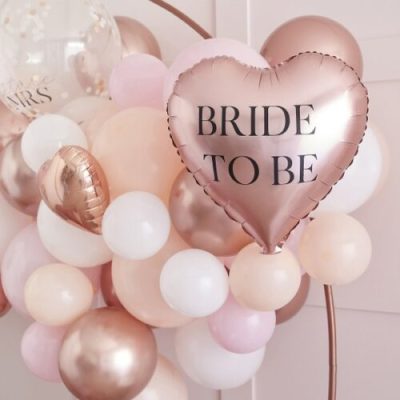 DIY Γιρλάντα με Μπαλόνια Bride to be 65 τεμ