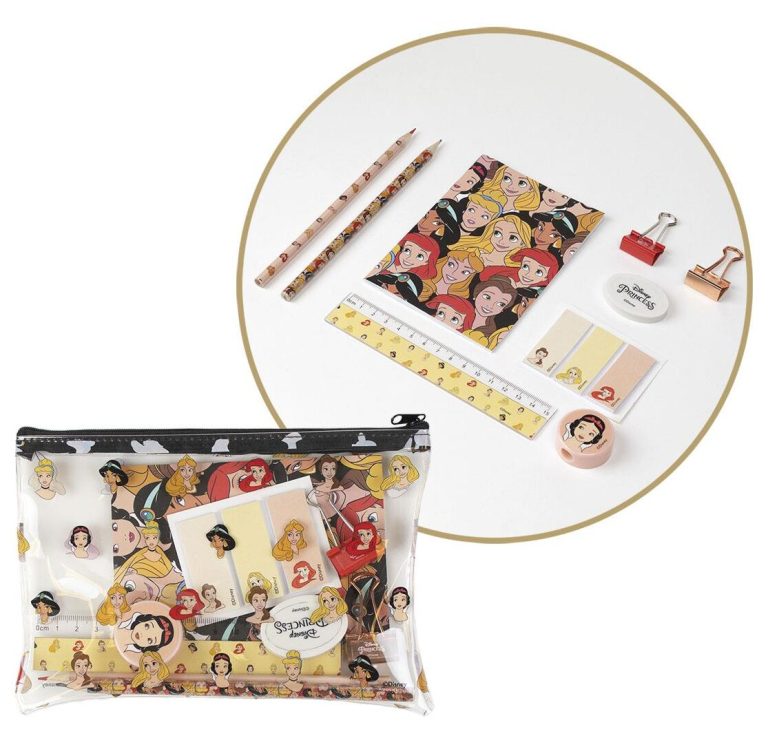 Κασετίνα γεμάτη σχολικά είδη - Πριγκίπισσες Disney