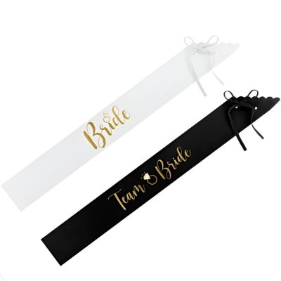 Κορδέλες για Bachelorette - Bride & Team Bride 6 τεμ