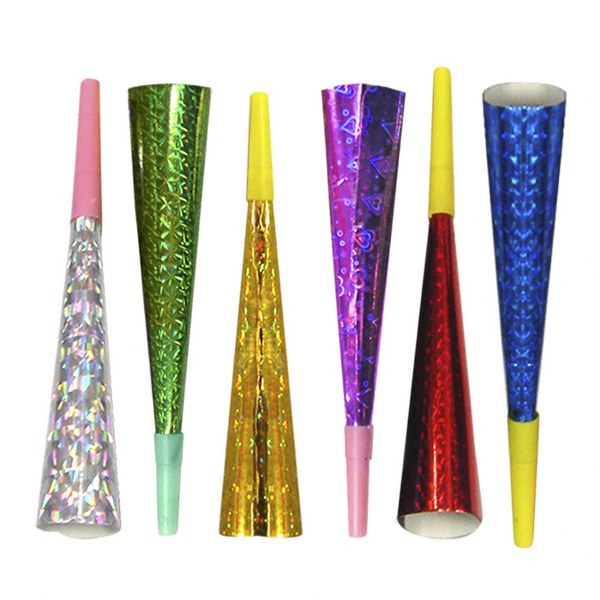 Κόρνες καραμούζες διάφορα χρώματα 6 τεμ