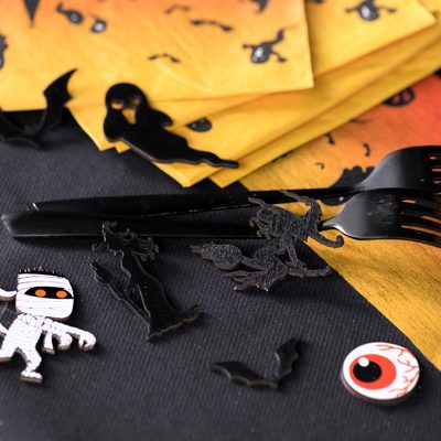 Ξύλινες φιγούρες Halloween Στοιχειωμένο Σπίτι 10 τεμ