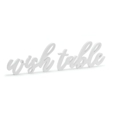 Ξύλινο διακοσμητικό τραπεζιού λευκό Wish Table