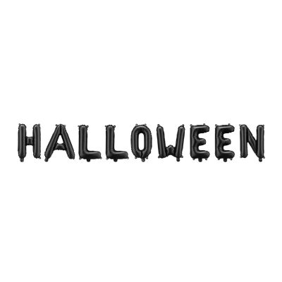 Μαύρα Μπαλόνια φράση Halloween