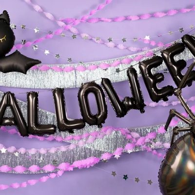 Μαύρα Μπαλόνια φράση Halloween