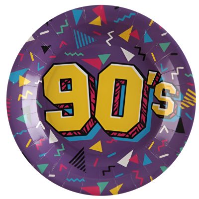 Πιάτα πάρτυ 90΄s 10 τεμ