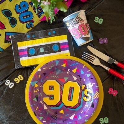 Πιάτα πάρτυ 90΄s 10 τεμ