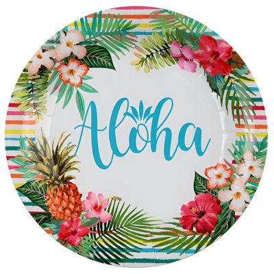 Πιάτα πάρτυ Aloha 10 τεμ