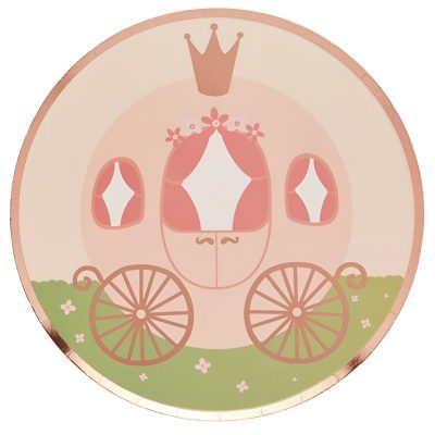 Πιάτα φαγητού Άμαξα Πριγκίπισσας 8 τεμ