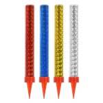 Πολύχρωμοι πυρσοί για τούρτα 12 τεμ