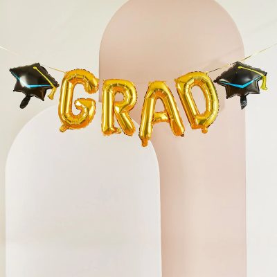Σετ Μπαλόνια Αποφοίτησης - GRAD 6 τεμ
