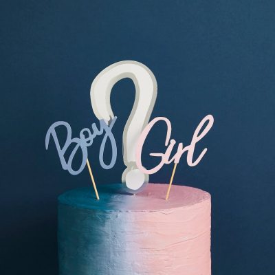 Topper Τούρτας Boy or Girl 3 τεμ