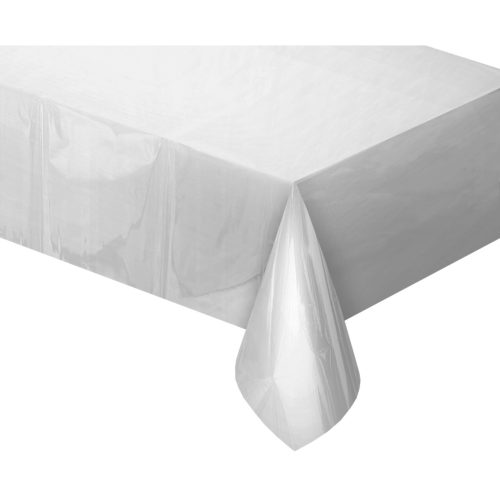 Τραπεζομάντηλο Foil Ασημί Μεταλλικό 183cm