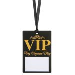 VIP Καρτελάκι για όνομα με κορδόνι 10 τεμ