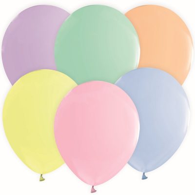 12 Διάφορα Macaron Latex μπαλόνια 10 τεμ