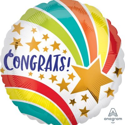 18 Μπαλόνι για Συγχαρητήρια Congrats Shooting Star