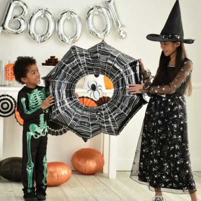 33 Μπαλόνι Ιστός Αράχνης Creepy