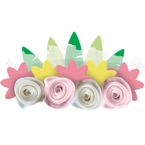 Αξεσουάρ μαλλιών Άλογο Φλοράλ 4 τεμ
