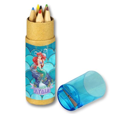 Ξυλομπογιές με όνομα Μικρή Γοργόνα