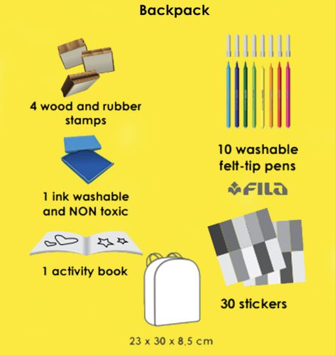 Avengers - Τσάντα νηπιαγωγείου με είδη ζωγραφικής