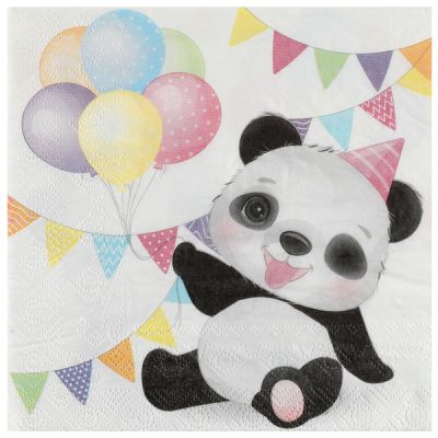 Χαρτοπετσέτες Αρκουδάκι Panda 20 τεμ