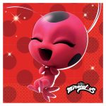 Χαρτοπετσέτες πάρτυ Miraculous Characters 16 τεμ