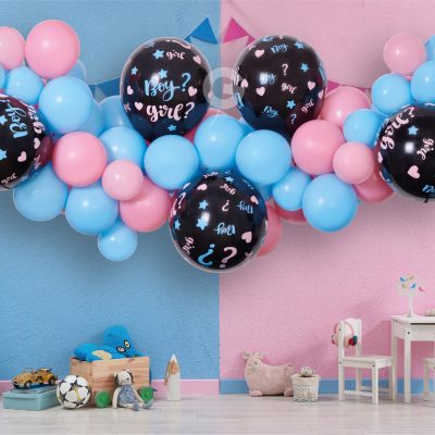 DIY Gender Reveal Γιρλάντα με Μπαλόνια 65 τεμ