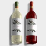 Ετικέτα Κρασιού Γάμου - Dusk Botanical