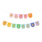 Γιρλάντα Happy Birthday Colorful Mix 163cm