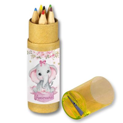 Ξυλομπογιές Ελεφαντάκι κορίτσι