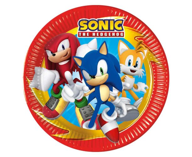 Πιάτα φαγητού Sonic 8 τεμ
