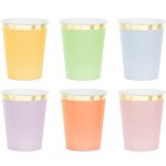 Ποτήρια πάρτυ Elegant Pastel 6 τεμ