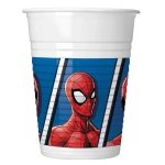 Ποτήρια πλαστικά Spiderman Team Up 8 τεμ