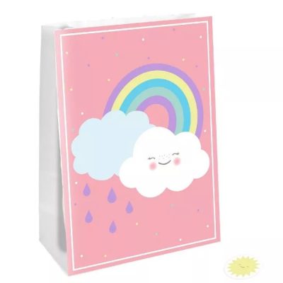 Σακουλάκια για δωράκια Ουράνιο Τόξο & Σύννεφο 4 τεμ