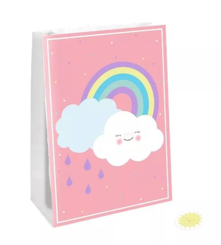 Σακουλάκια για δωράκια Ουράνιο Τόξο & Σύννεφο 4 τεμ