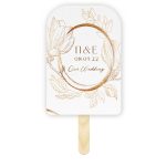 Βεντάλια Γάμου - Χρυσή Παιώνια