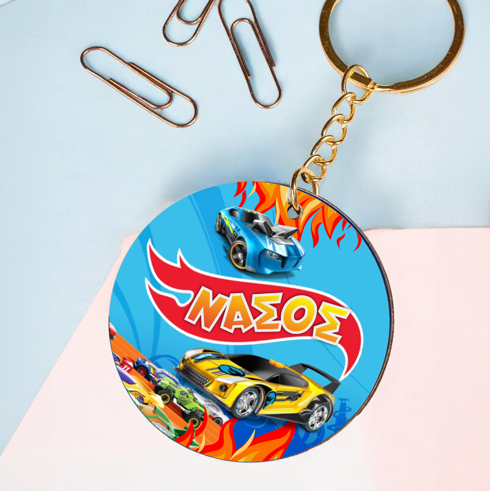 Ξύλινο Μπρελόκ Hot Wheels Ξύλινο Μπρελόκ Hot Wheels