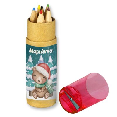 Ξυλομπογιές Χριστουγεννιάτικα Ζωάκια