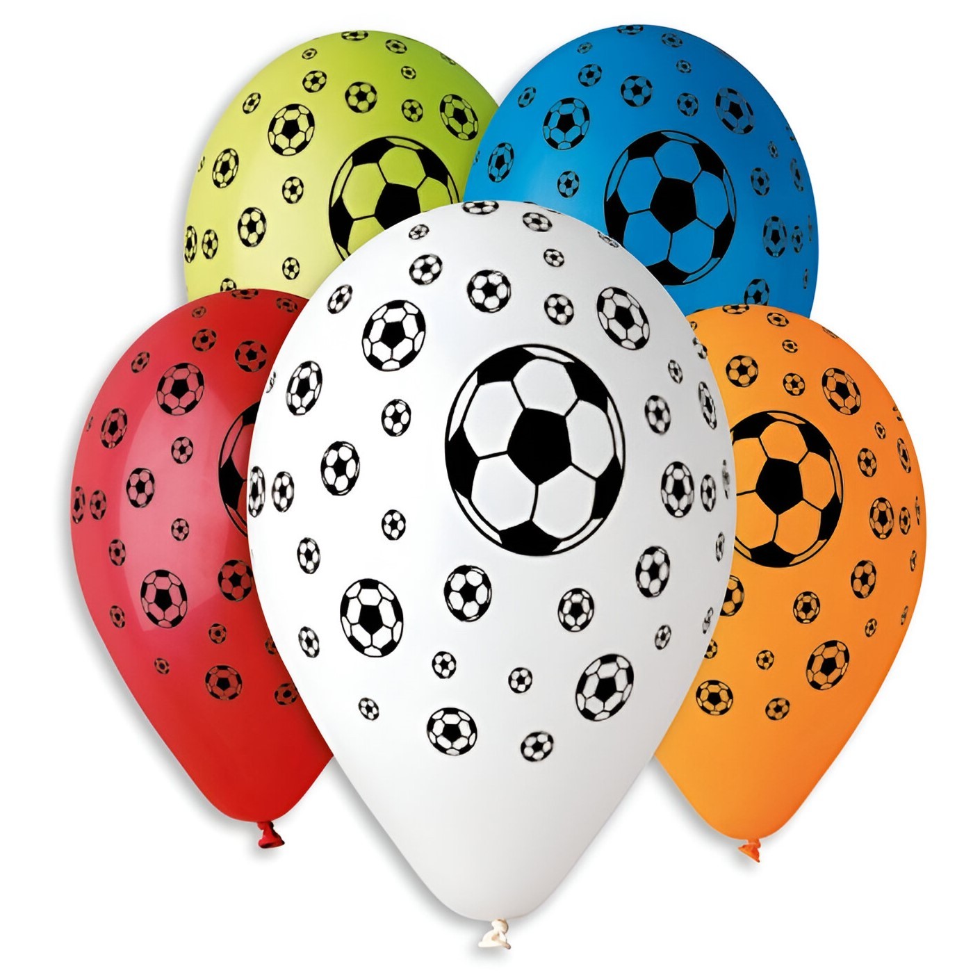 12″ Μπαλόνι τυπωμένο Μπάλες ποδοσφαίρου Assorted 25 τεμ