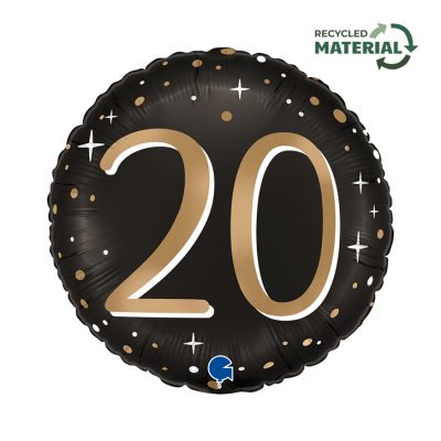18 Μπαλόνι 20th Birthday Sparkling