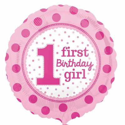 18 Μπαλόνι First Birthday Girl