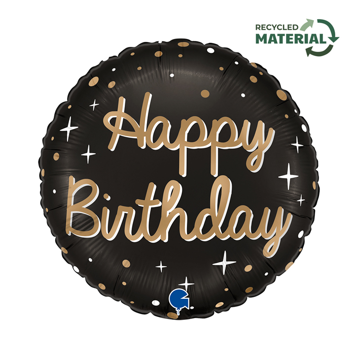 18″ Μπαλόνι Happy Birthday Sparkling μεταλιζέ 18″ Μπαλόνι Happy Birthday Sparkling μεταλιζέ