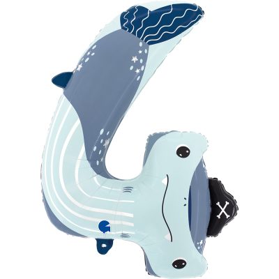 34″ Μπαλόνι Καρχαρίας Αριθμός 4