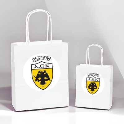 Άσπρη Τσάντα Δώρου ΑΕΚ